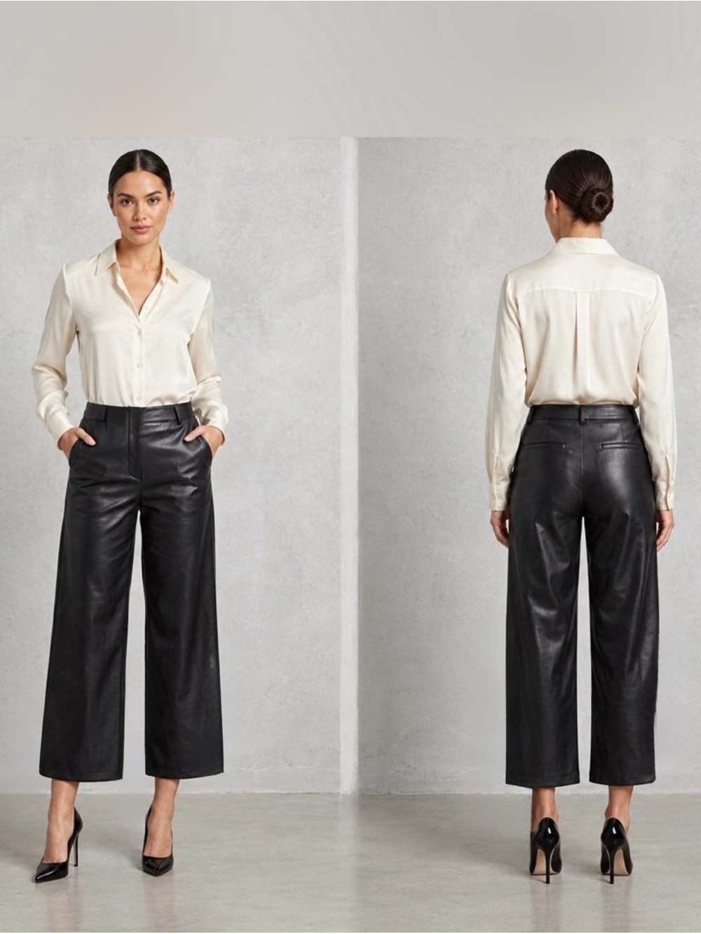 J Jill Faux Leather Pants NWOT